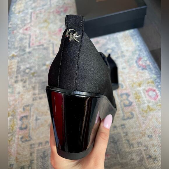 Donna Karen Zee Black Slip On Wedge Size 8 - Picture 5 of 8